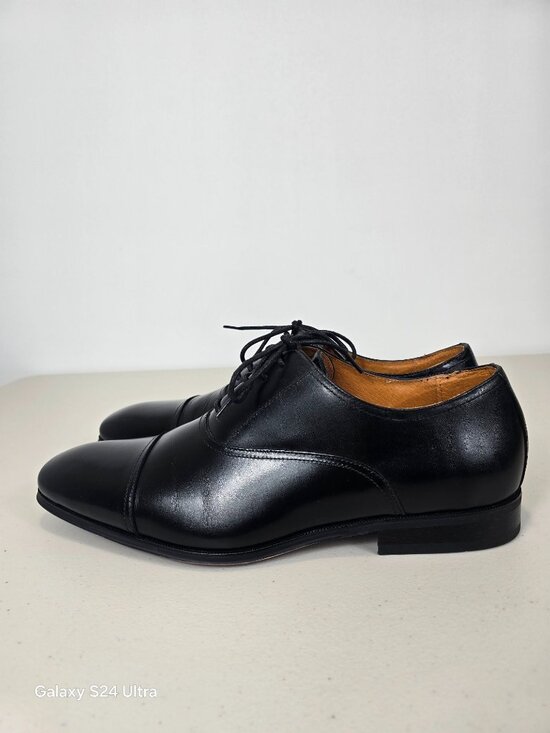 Florsheim Corbetta Cap Toe Oxford black leather shoes men\'s size 10.5D main image 7